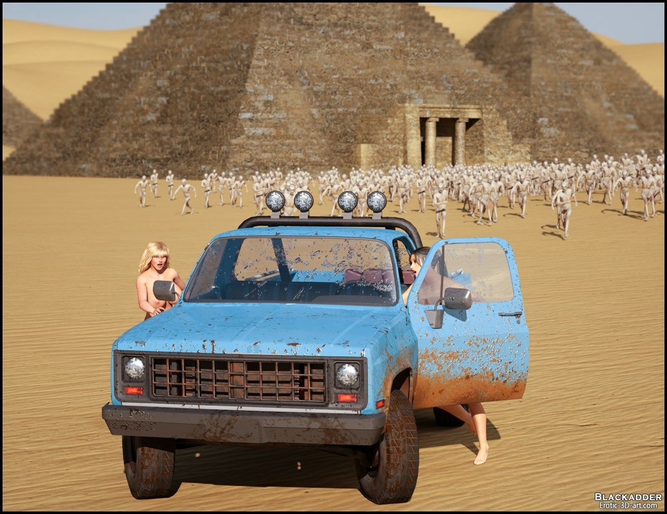блекэддер Поездка в Египет 3 - часть 4