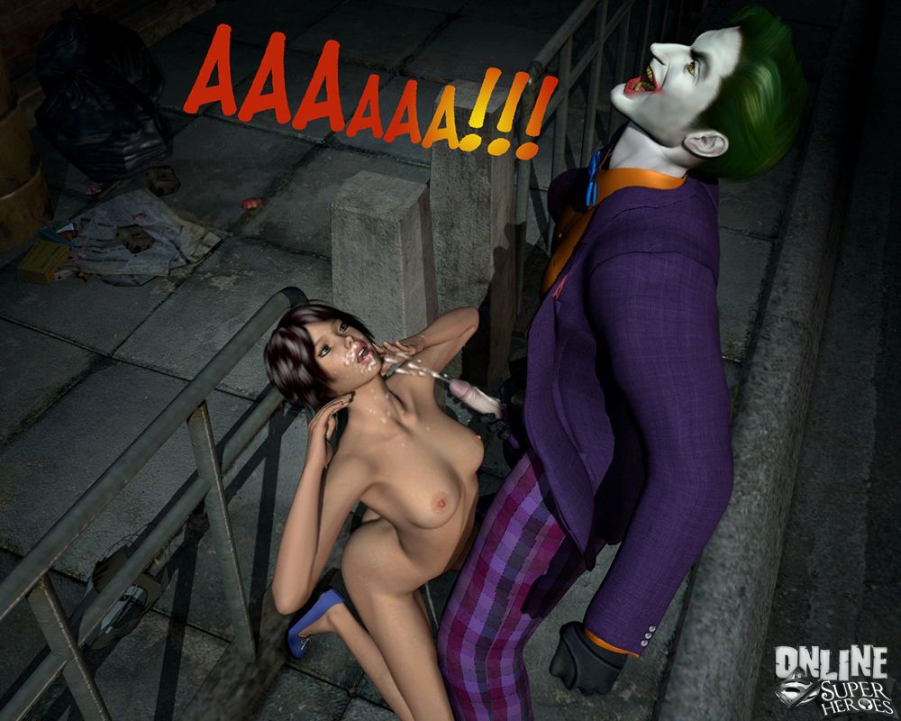 Joker bangs a hot babe in the alley