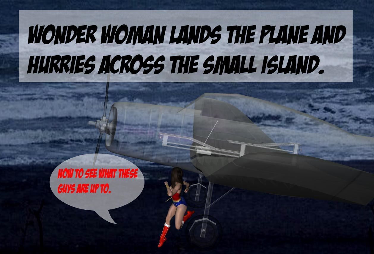 wonder Vrouw - grijpen Onzichtbaar vliegtuig