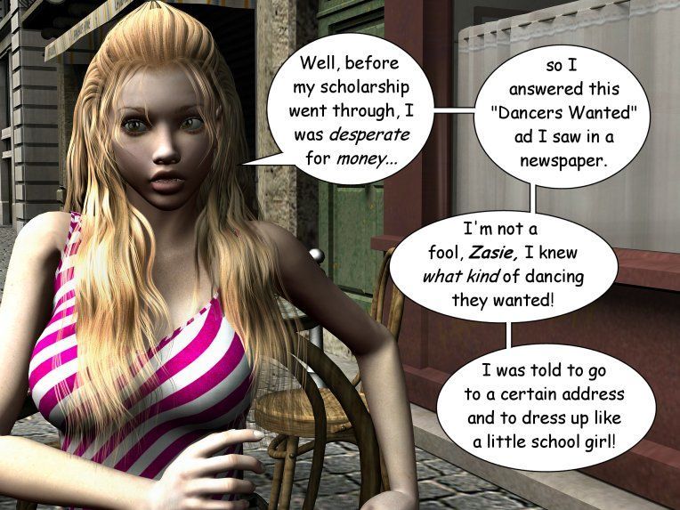 Zasie Internet Girl Ch. 3: Danger Zone - part 2