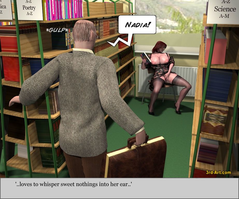 дорогие модель Надя в В библиотека - часть 3