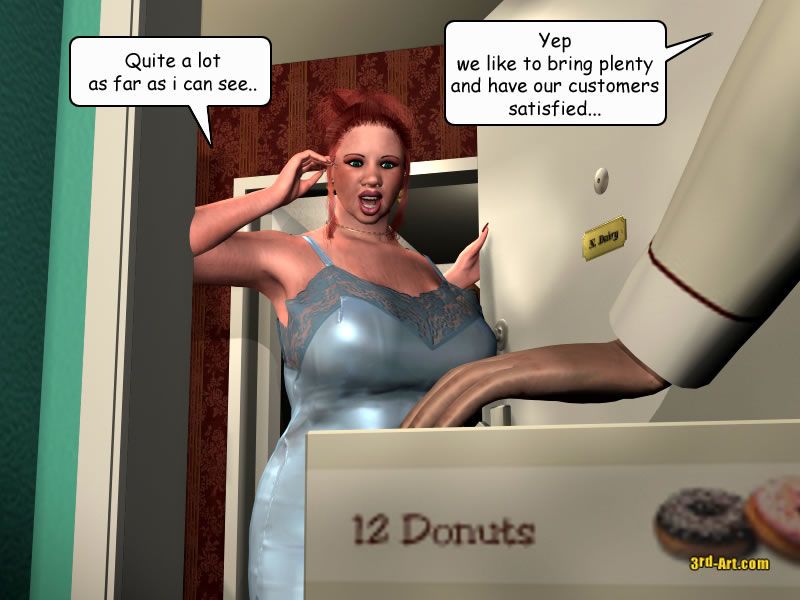 lievelingen model Nadia eten donuts - Onderdeel 2