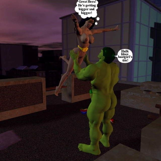 w niesamowite Hulk przeciwko ciekawe kobieta