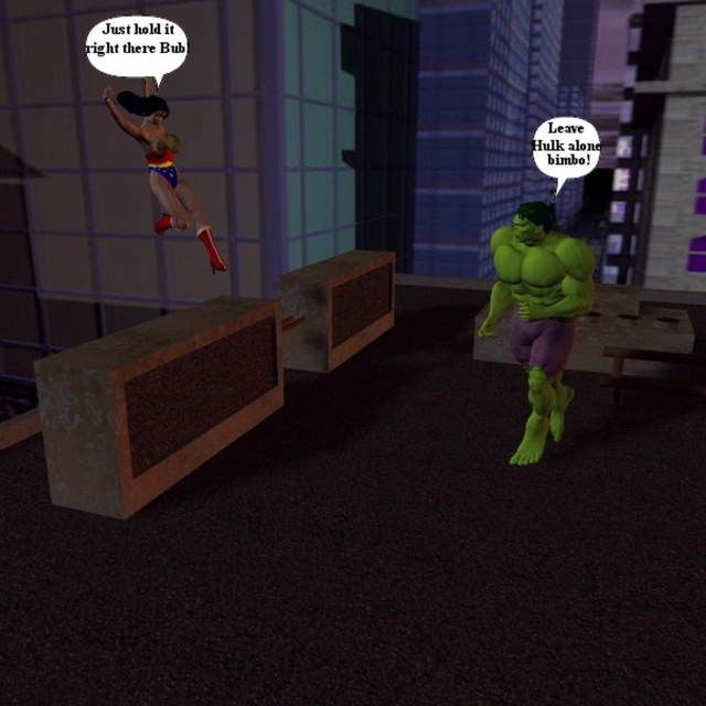 w niesamowite Hulk przeciwko ciekawe kobieta