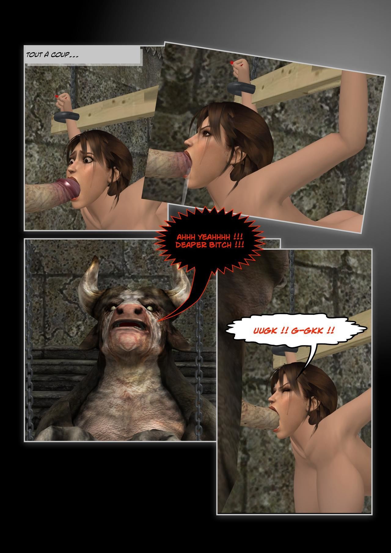Lara Croft vs l' minotaurus Wip - PARTIE 2