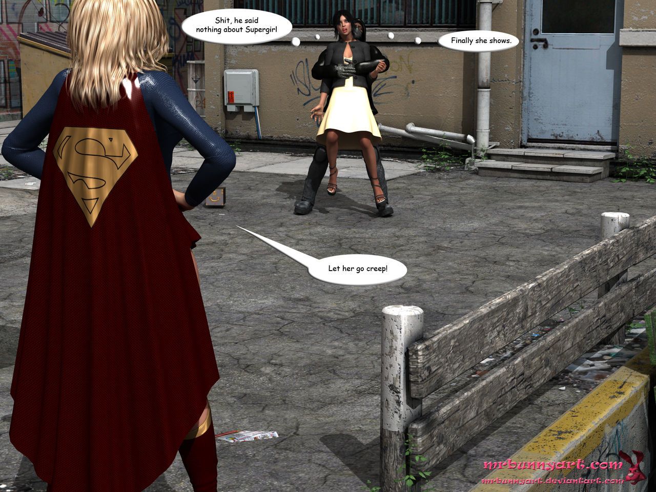 supergirl vs cain