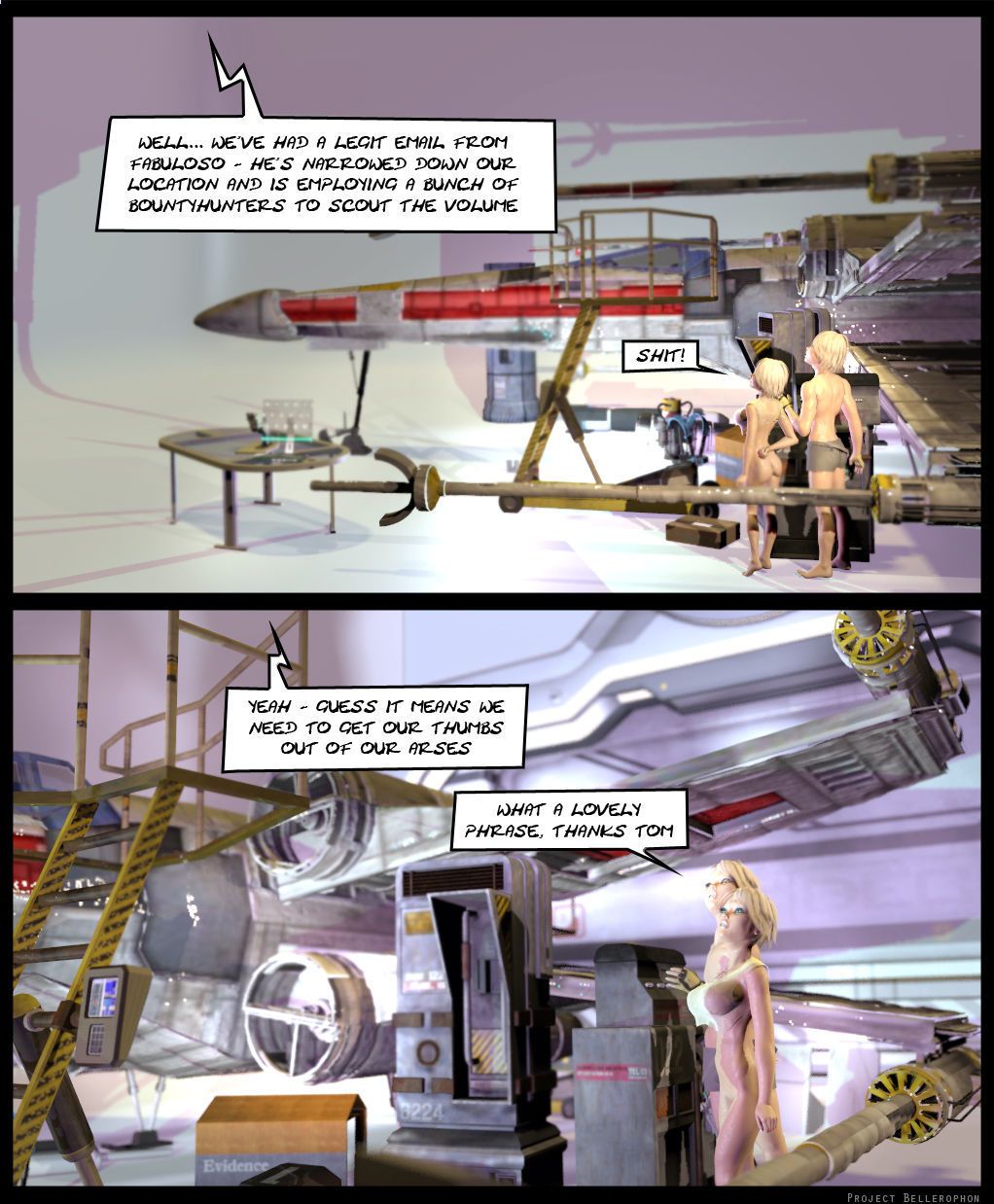 プロジェクト bellerophon コミック 16: bum 対応 - 部分 3