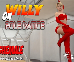 PigKing Willy on Pole Dance English