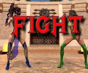 Mortal kombat – Kitana vs. Orchidee