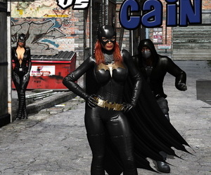 MrBunnyArt Batgirl vs Cain Batman English