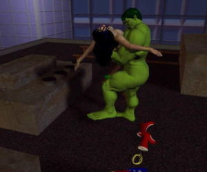 W niesamowite Hulk przeciwko ciekawe kobieta część 3