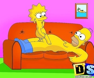 Comics Simpsons doing real family diddling -.., family , simpsons  son