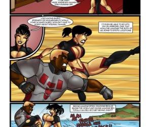 Comics Hero Tales #1- Legs to Kill - part 2, interracical  interracial comics