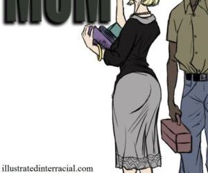 histórias em quadrinhos Mom ilustrado interracialanal
