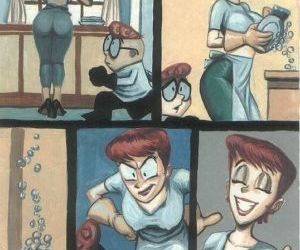 Comics Dexter and Jetsons- Animated Incest, comix incest  incest