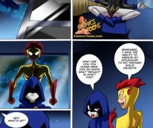 Comics Teen Titans Comic – Raven vs Flash title:teen titans comic – raven vs flash