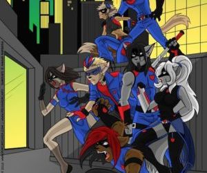 Comics Hanna Barbera- Swat Kats Nove Squardon, furry  superheros
