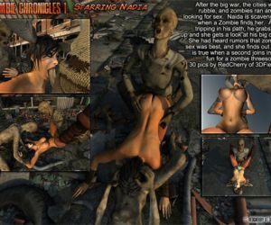 Comics 3DFiends- Zombie Chronicles 1, blowjob  forced