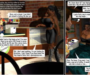 Comics Big Girl Lost Regine and Truman Ebony-.., 3d  interracical