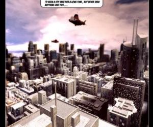 comics L' blanc Phoenix, les super-héros 3d