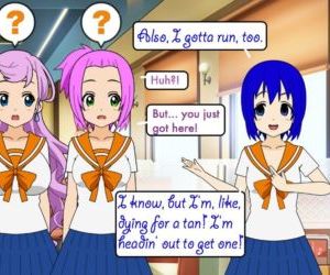 Comics Senzuri High 3 - part 6, yuri , mind control  lesbian & yuri & girls only