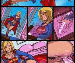 Comics Supergirl Purple Trouble, threesome , justice league  justice-league