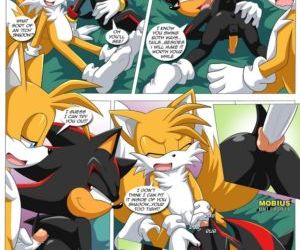 Comics Shadow And Tails, threesome , furry  sonic the hedgehog
