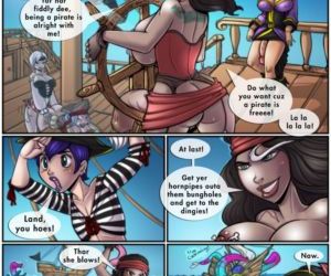 Comics Pirates Of Poonami - The Pucker Of Power, orgy  futanari & shemale & dickgirl