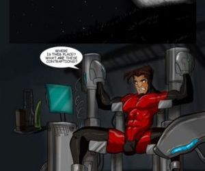 comics Mars die Zurück der Dr. Stahl Klaue, bondage Iceman BLAU