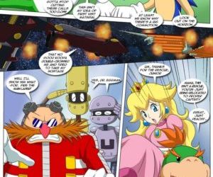 histórias em quadrinhos Mario & sonic parte 3, sonic the hedgehog , palcomix Super Mario
