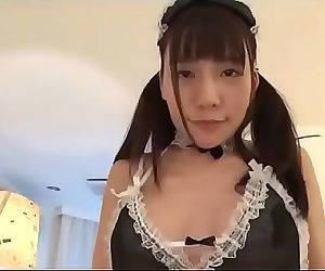 Cute Japanese Teen In Maid..