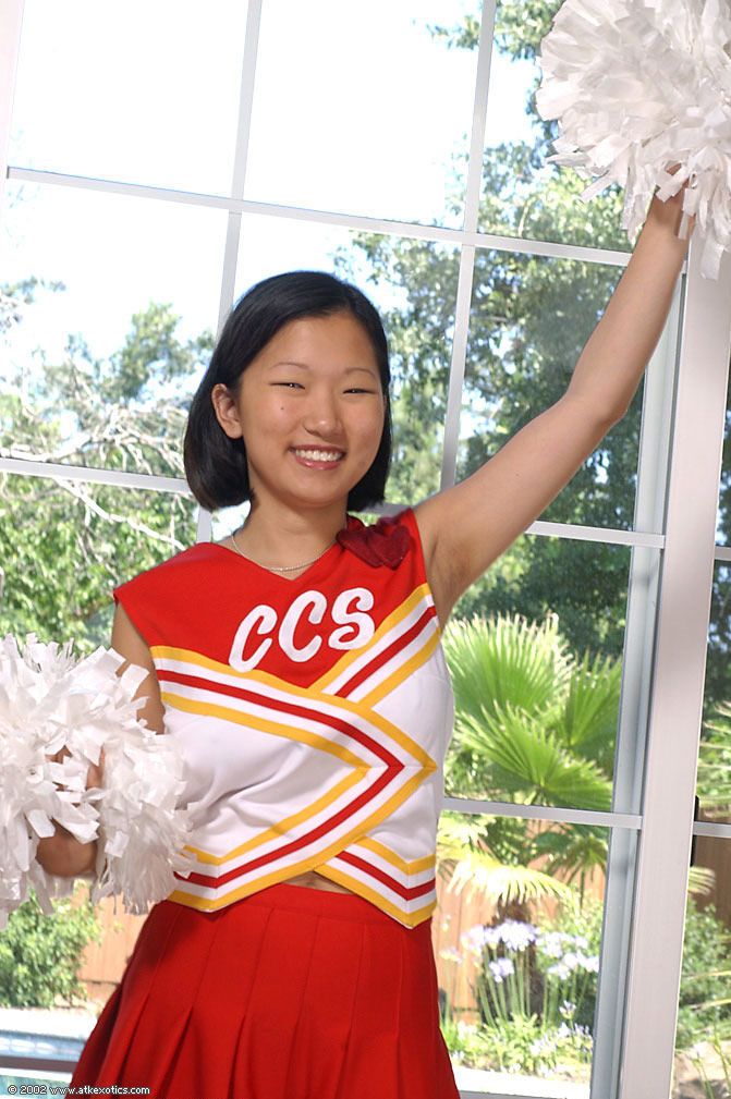 coreano Amatoriale Maxine perdere Grande naturale Tette da Cheerleader uniforme