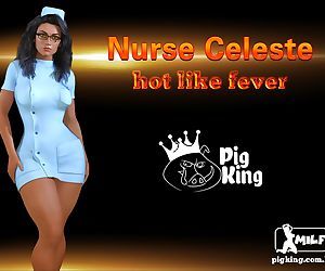pigking 护士 Celeste – 热 喜欢 永远的