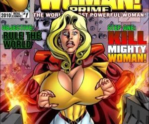 супергероиняцентральный Могучий женщина премьер в основной цель