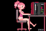 computer animation female..