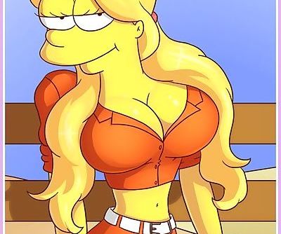 Big boobs Simpsons toon