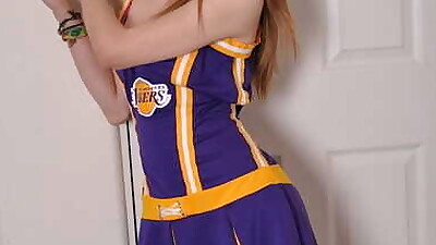 Lakers cheerleader Soliel Marks..