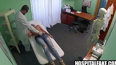 Blonde babe sucks cock and get..