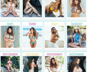 Picture- Kelly Brook- Official 2017 Calendar