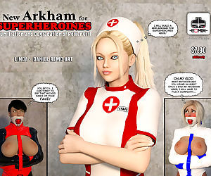 Novo arkham para superheroines 1 humilhação and..